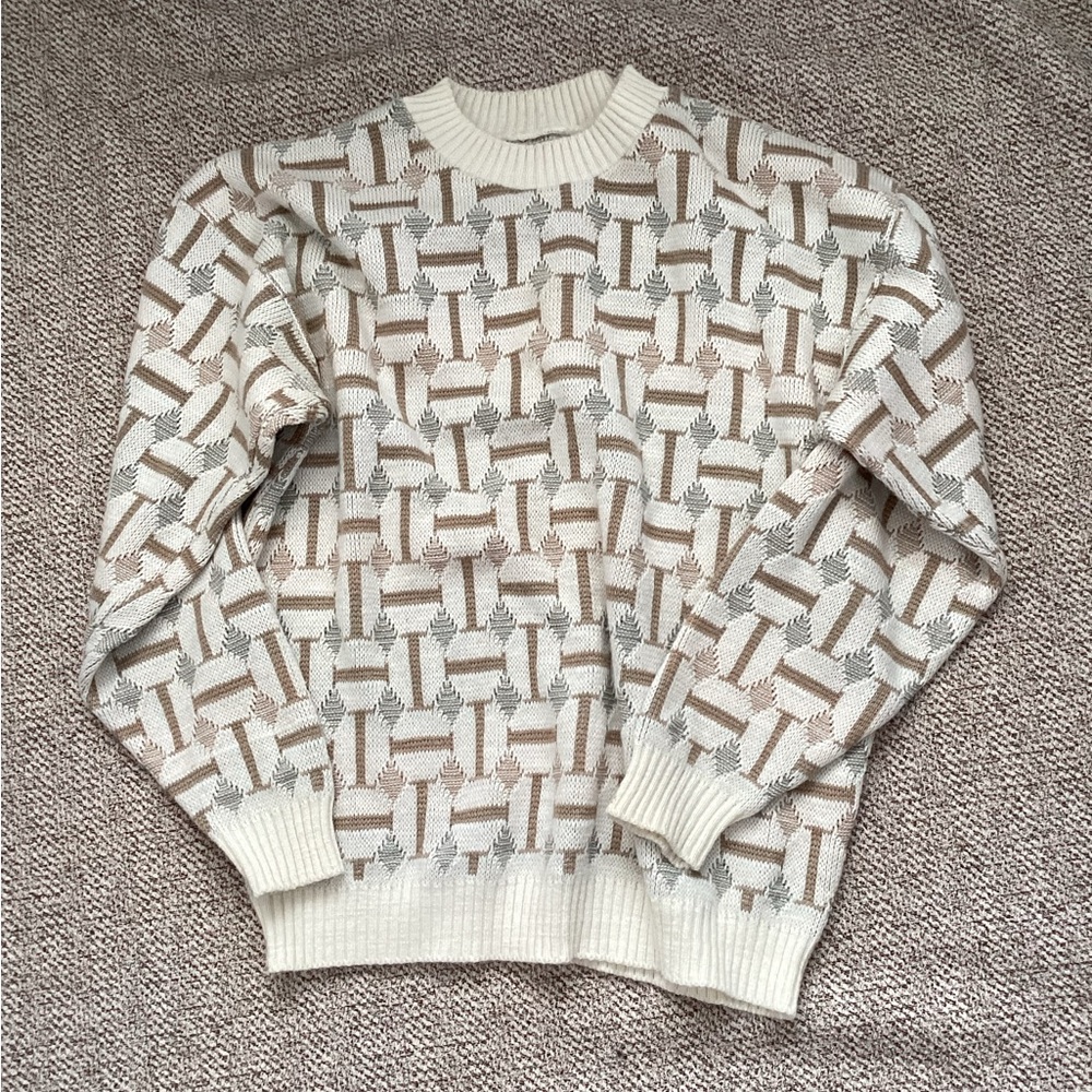 Vintage Crewneck Sweater, Size M-L